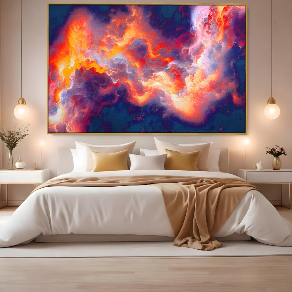 Tablou Canvas Premium LuxCanva® A1212, Colorful , Colorat, Multicolor, Abstract, Dormitor, Culori Vibrante