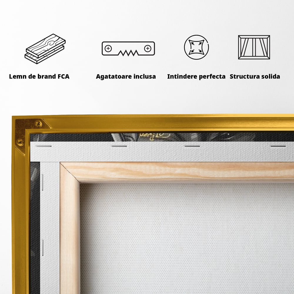 Tablou Canvas Premium LuxCanva® A1221, Post Malone , Decorativ, Living, Austin Richard Post, Rapper, Cantaret, Studio, Culori Vibrante
