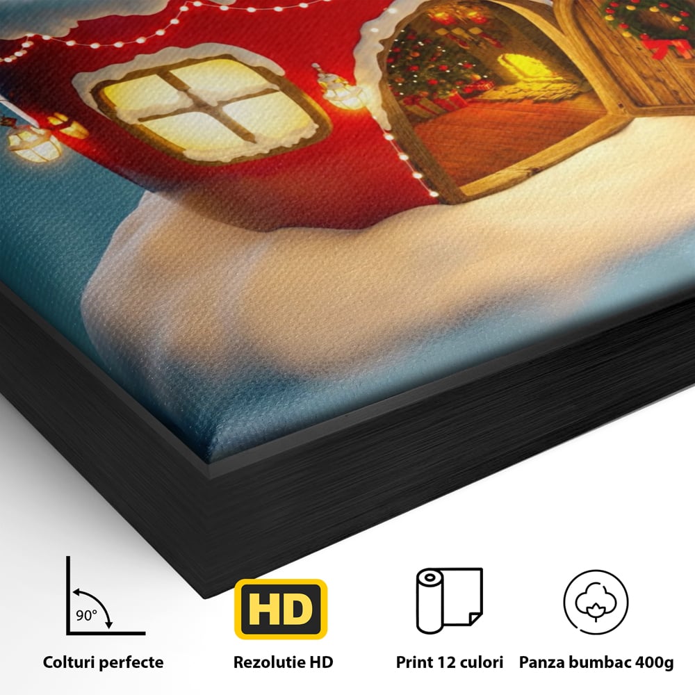 Tablou Canvas Premium LuxCanva® A1230, Christmas Mug , Decorativ, Dormitor, Craciun, Sarbaori, Brad, Cana, Living, Culori Vibrante