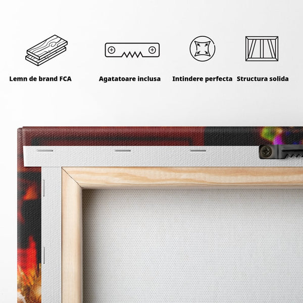 Tablou Canvas Premium LuxCanva® A1231, Christmas Gift , Decorativ, Dormitor, Craciun, Sarbaori, Brad, Cadouri, Globuri, Living, Culori Vibrante