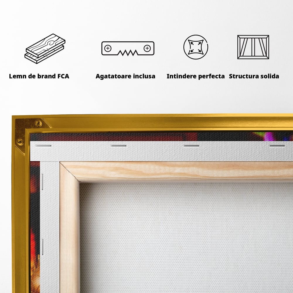 Tablou Canvas Premium LuxCanva® A1231, Christmas Gift , Decorativ, Dormitor, Craciun, Sarbaori, Brad, Cadouri, Globuri, Living, Culori Vibrante