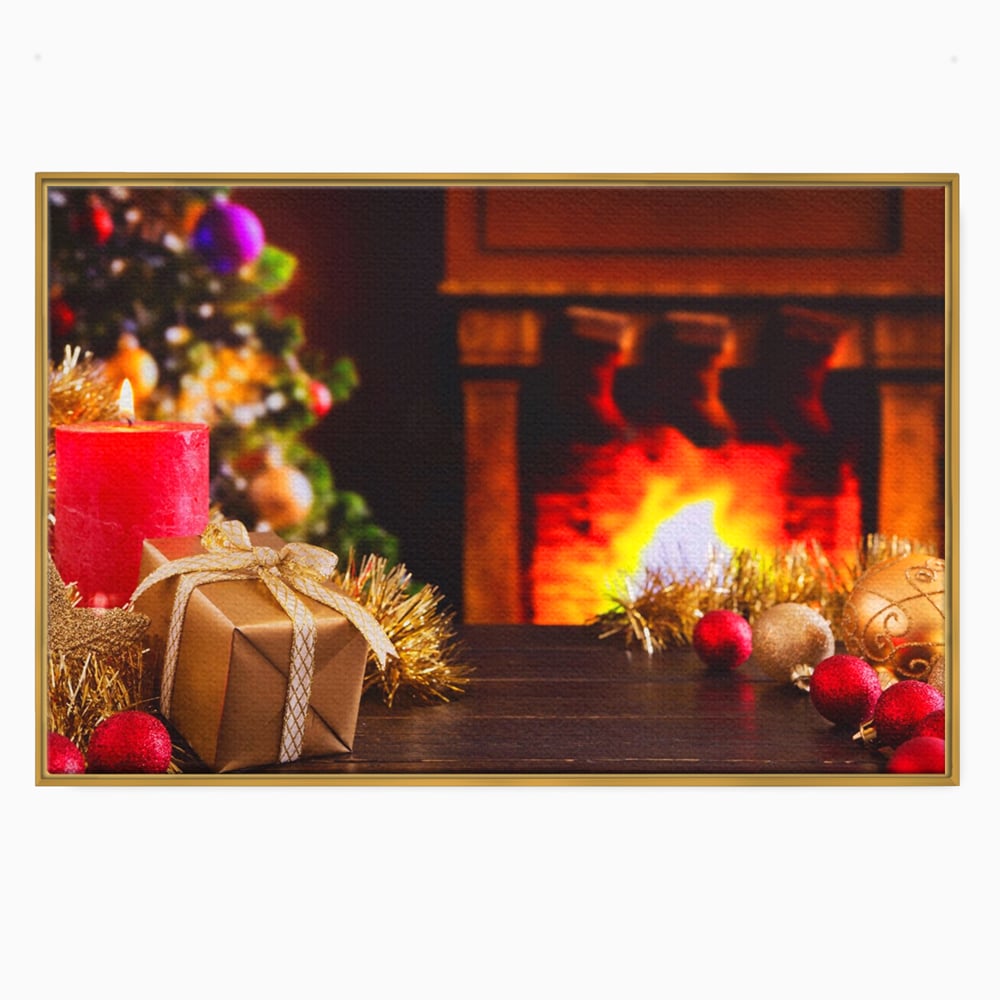 Tablou Canvas Premium LuxCanva® A1231, Christmas Gift , Decorativ, Dormitor, Craciun, Sarbaori, Brad, Cadouri, Globuri, Living, Culori Vibrante
