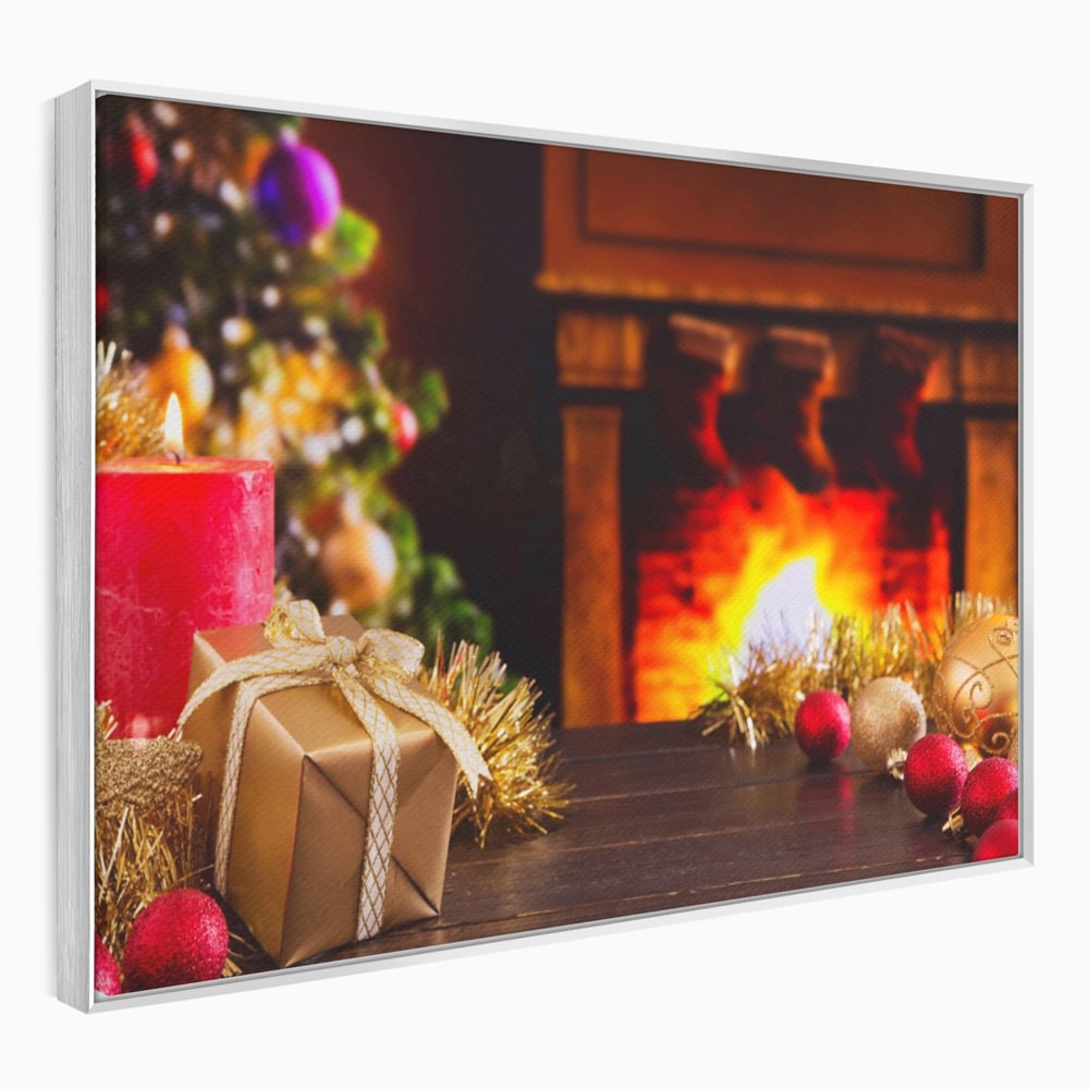 Tablou Canvas Premium LuxCanva® A1231, Christmas Gift , Decorativ, Dormitor, Craciun, Sarbaori, Brad, Cadouri, Globuri, Living, Culori Vibrante