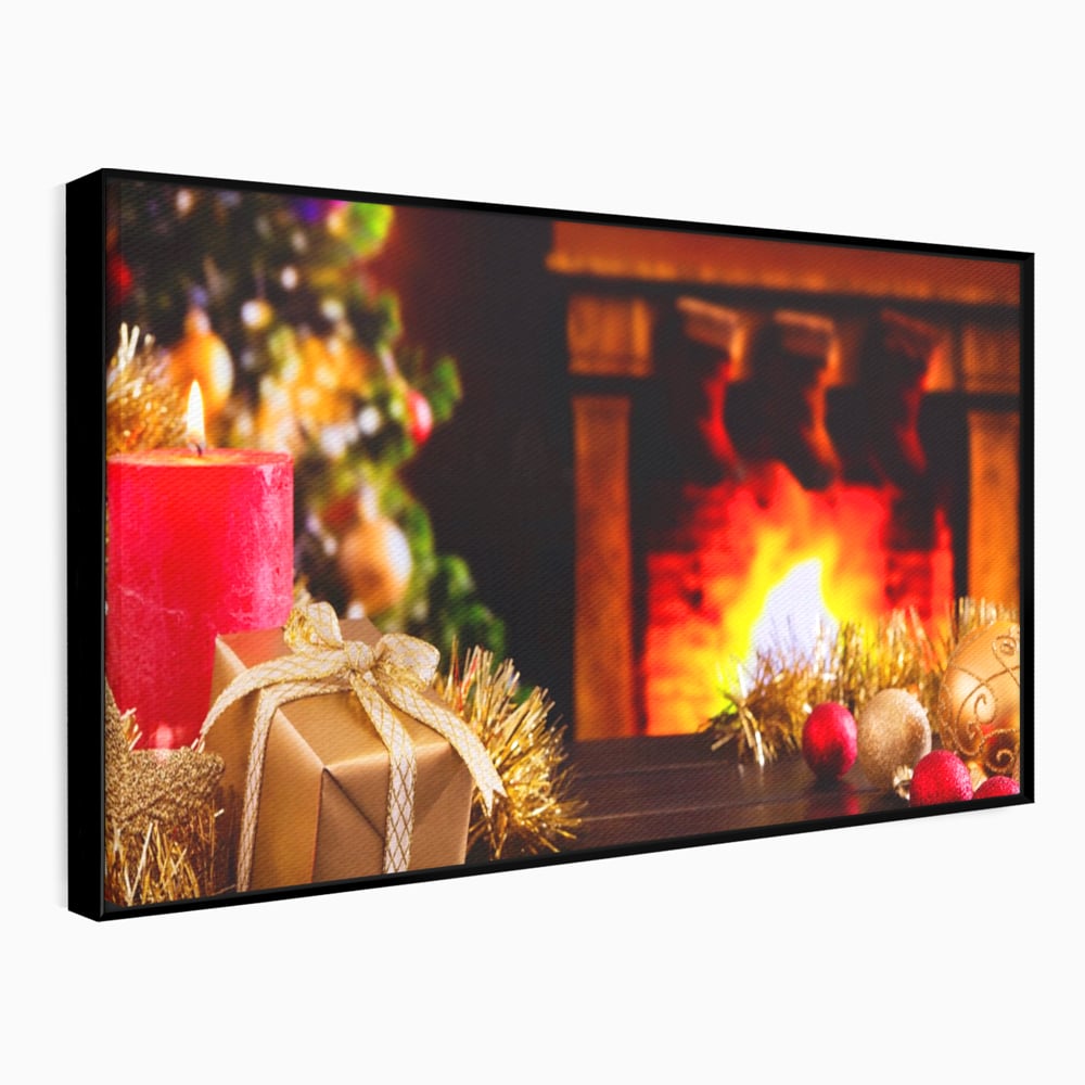 Tablou Canvas Premium LuxCanva® A1231, Christmas Gift , Decorativ, Dormitor, Craciun, Sarbaori, Brad, Cadouri, Globuri, Living, Culori Vibrante