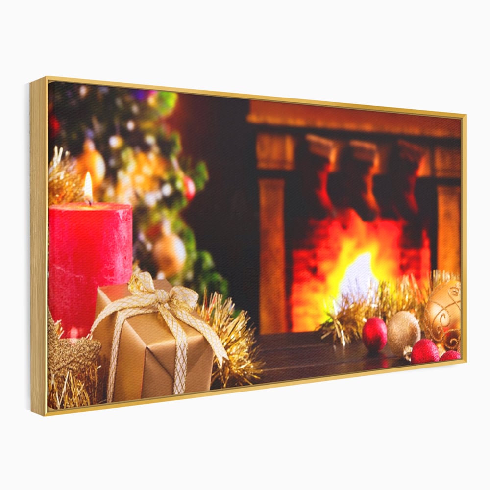 Tablou Canvas Premium LuxCanva® A1231, Christmas Gift , Decorativ, Dormitor, Craciun, Sarbaori, Brad, Cadouri, Globuri, Living, Culori Vibrante