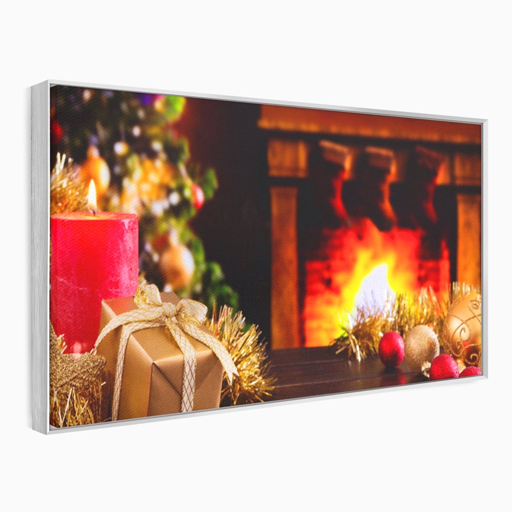 Tablou Canvas Premium LuxCanva® A1231, Christmas Gift , Decorativ, Dormitor, Craciun, Sarbaori, Brad, Cadouri, Globuri, Living, Culori Vibrante