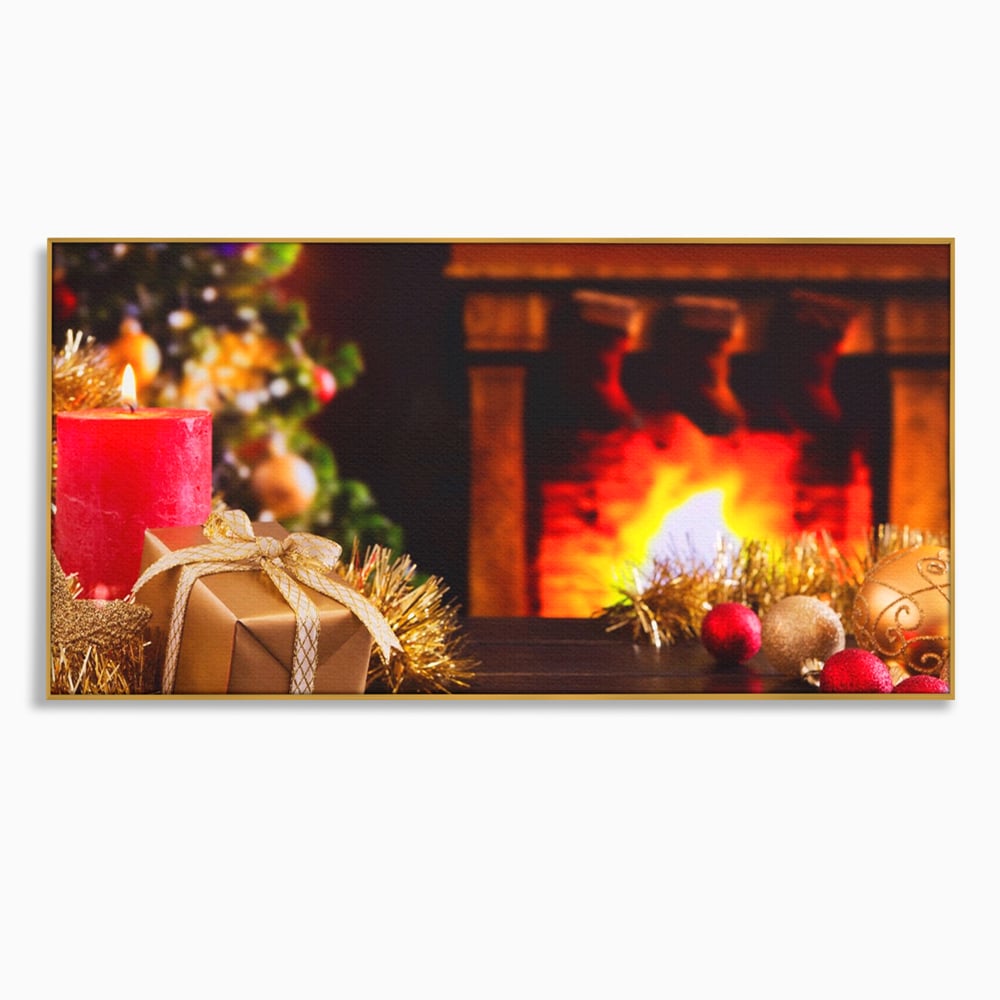 Tablou Canvas Premium LuxCanva® A1231, Christmas Gift , Decorativ, Dormitor, Craciun, Sarbaori, Brad, Cadouri, Globuri, Living, Culori Vibrante