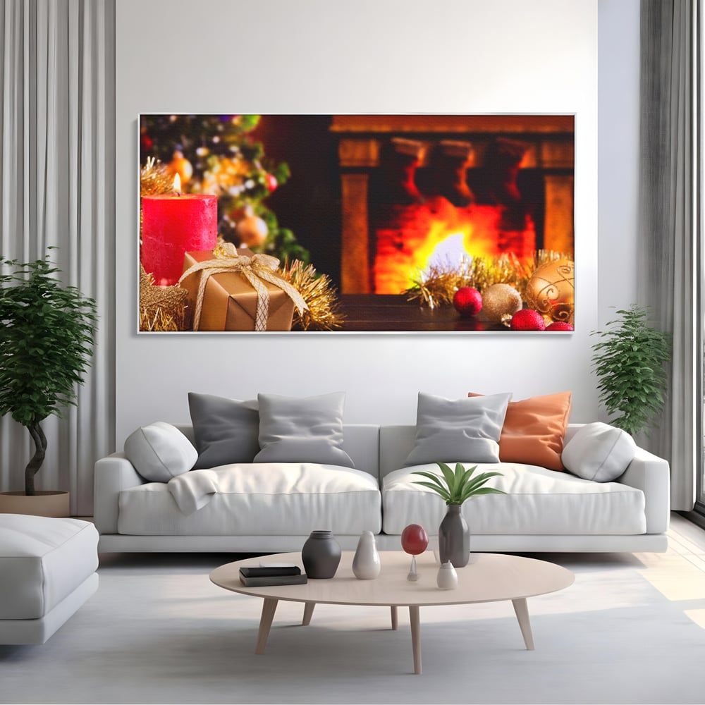 Tablou Canvas Premium LuxCanva® A1231, Christmas Gift , Decorativ, Dormitor, Craciun, Sarbaori, Brad, Cadouri, Globuri, Living, Culori Vibrante
