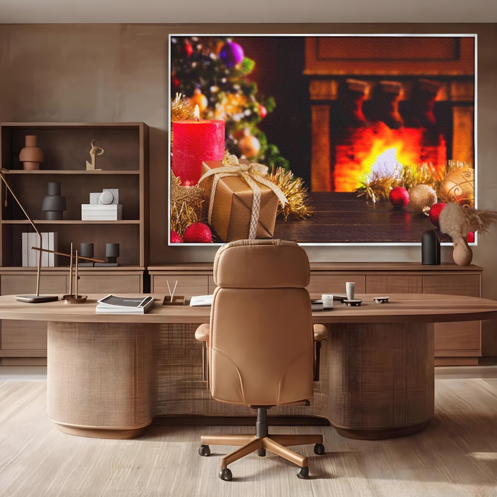 Tablou Canvas Premium LuxCanva® A1231, Christmas Gift , Decorativ, Dormitor, Craciun, Sarbaori, Brad, Cadouri, Globuri, Living, Culori Vibrante