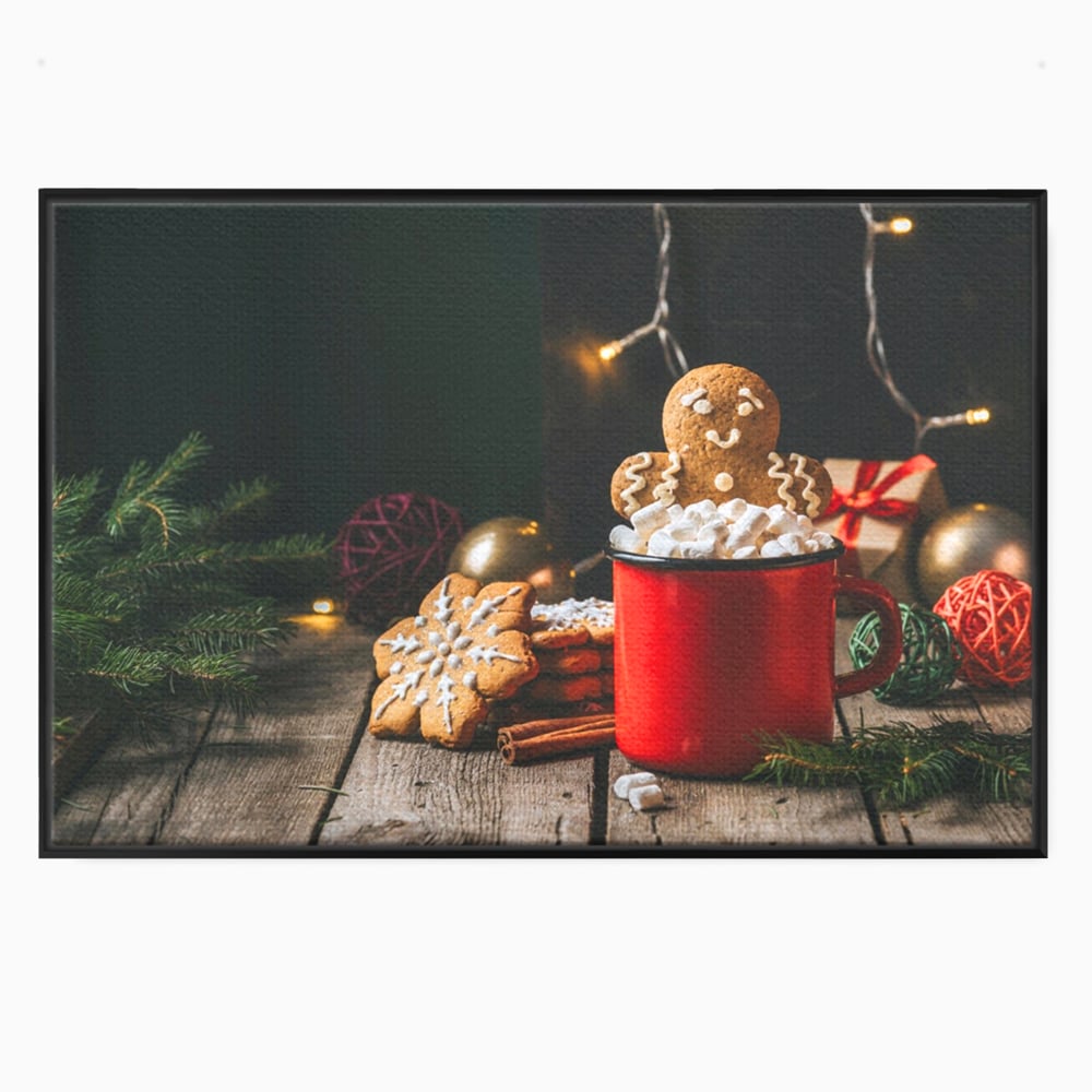 Tablou Canvas Premium LuxCanva® A1238, Christmas Gingerbread , Decorativ, Living, Turta Dulce, Bezele, Biscuiti, Sarbatoare, Dormitor, Culori Vibrante