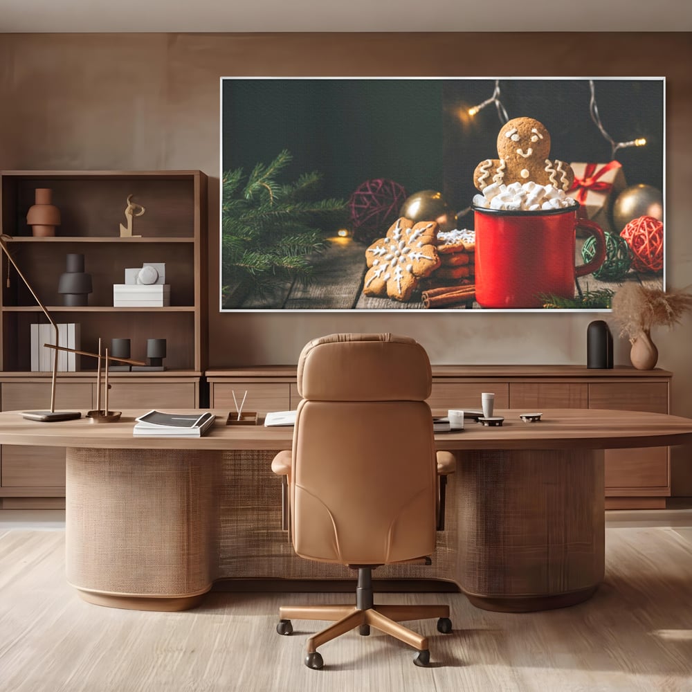 Tablou Canvas Premium LuxCanva® A1238, Christmas Gingerbread , Decorativ, Living, Turta Dulce, Bezele, Biscuiti, Sarbatoare, Dormitor, Culori Vibrante