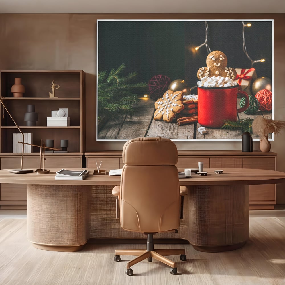 Tablou Canvas Premium LuxCanva® A1238, Christmas Gingerbread , Decorativ, Living, Turta Dulce, Bezele, Biscuiti, Sarbatoare, Dormitor, Culori Vibrante