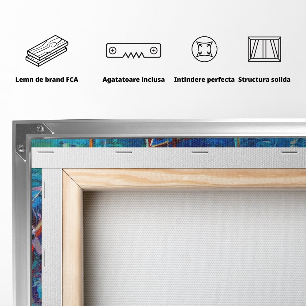 Leinwand Wandkunst Leinwand Wandkunst LuxCanva® A1245, 3 Boote , Dekorativ, Wohnen, Meer, Meer, Boot, Hafen, Schlafzimmer, Lebendige Farben