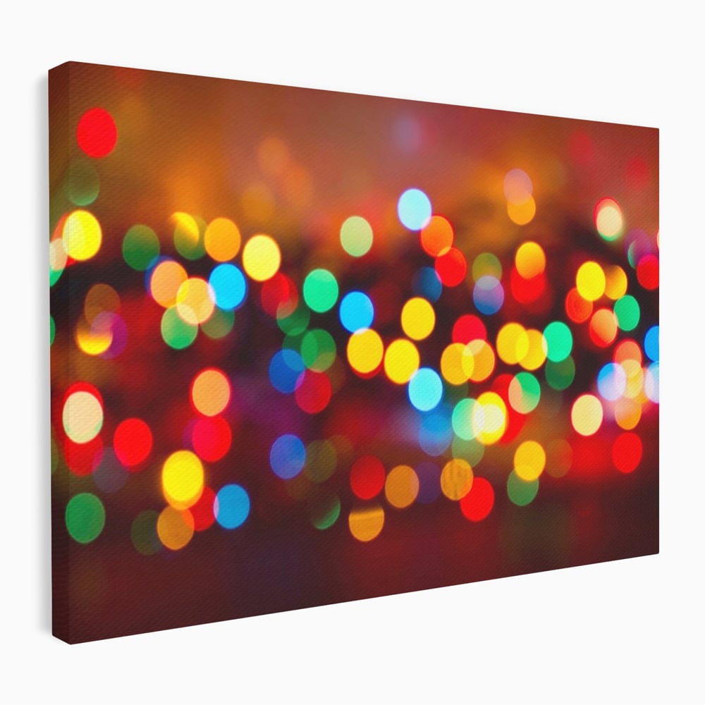 Tablou Canvas Premium LuxCanva® A1255, Lumini, Decorativ, Living, Colorat, Multicolor, Dormitor, Culori Vibrante