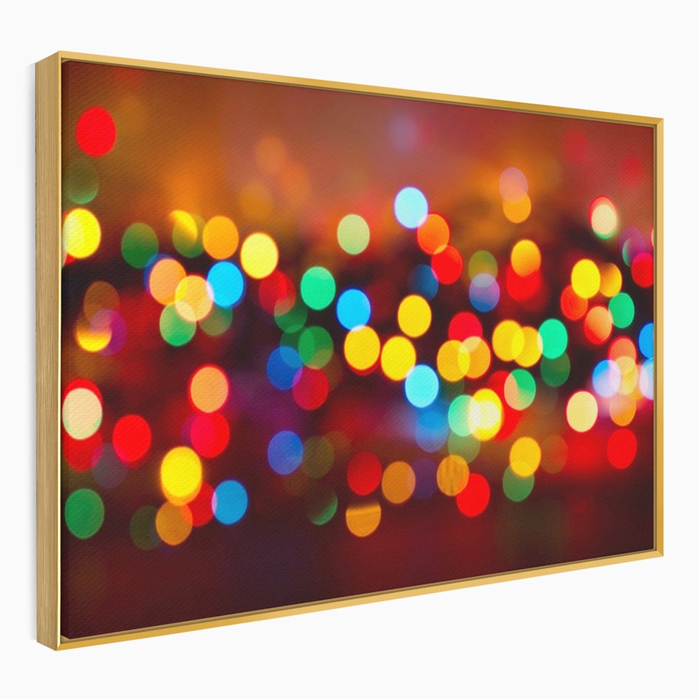 Tablou Canvas Premium LuxCanva® A1255, Lumini, Decorativ, Living, Colorat, Multicolor, Dormitor, Culori Vibrante