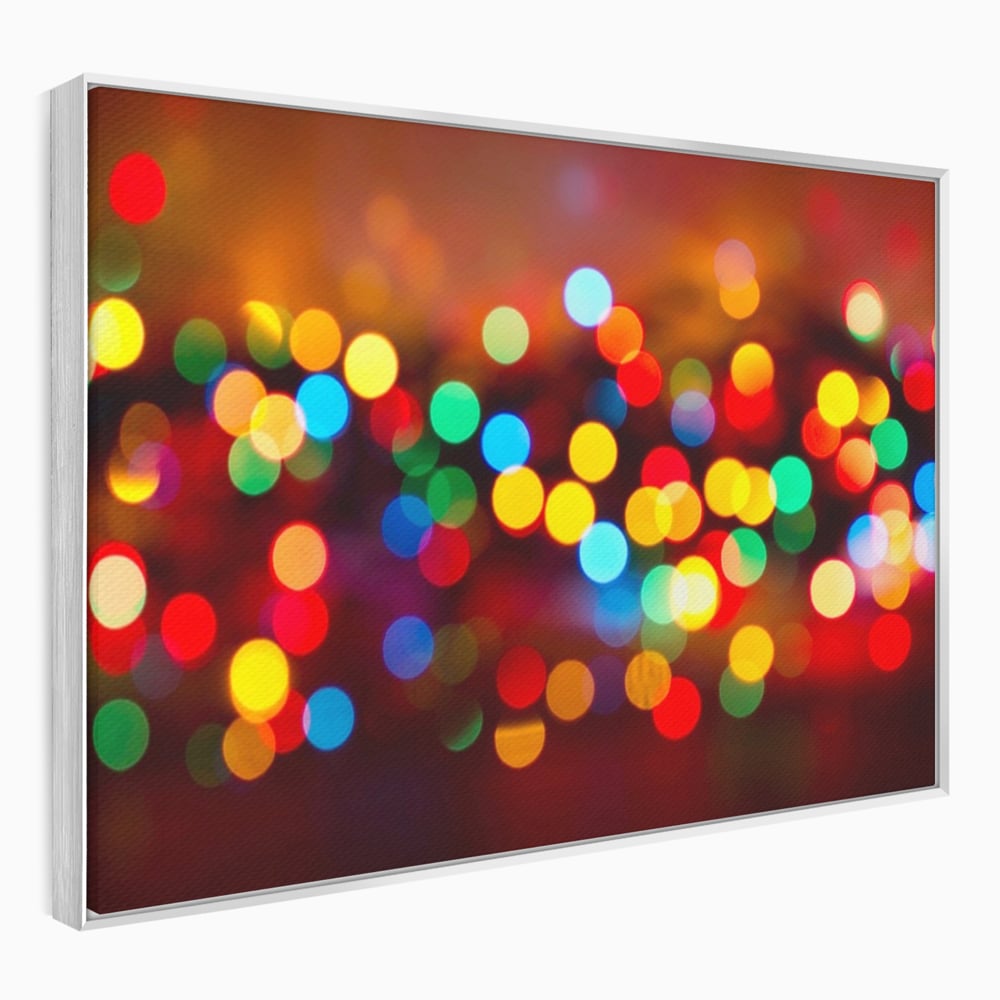 Tablou Canvas Premium LuxCanva® A1255, Lumini, Decorativ, Living, Colorat, Multicolor, Dormitor, Culori Vibrante