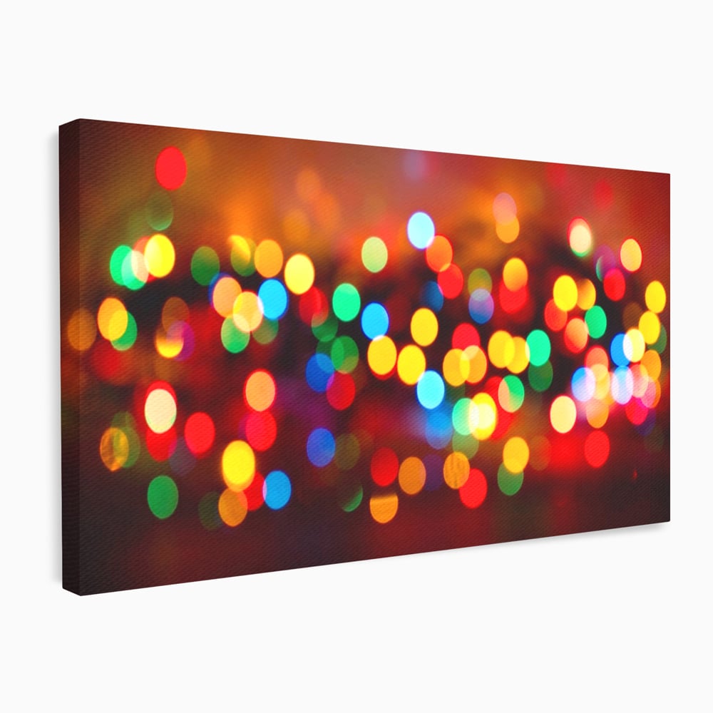 Tablou Canvas Premium LuxCanva® A1255, Lumini, Decorativ, Living, Colorat, Multicolor, Dormitor, Culori Vibrante