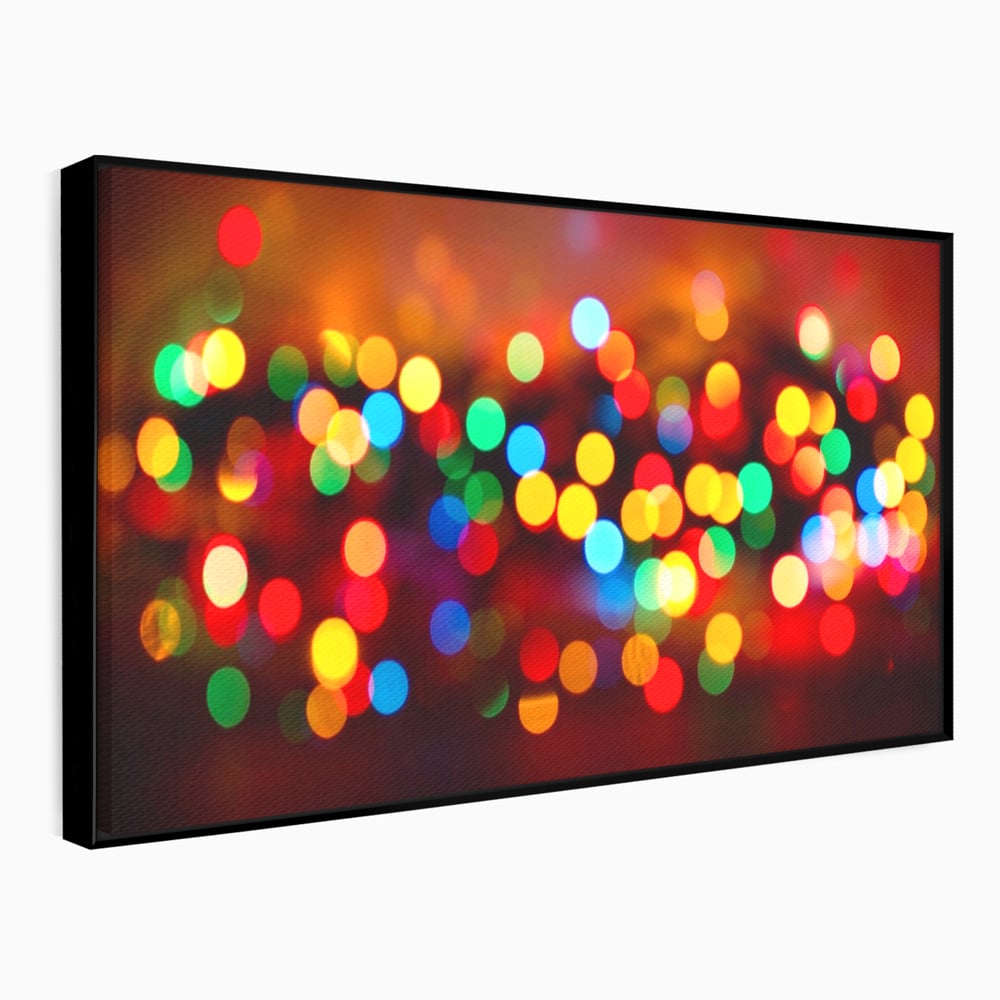 Tablou Canvas Premium LuxCanva® A1255, Lumini, Decorativ, Living, Colorat, Multicolor, Dormitor, Culori Vibrante