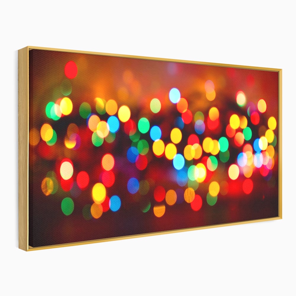 Tablou Canvas Premium LuxCanva® A1255, Lumini, Decorativ, Living, Colorat, Multicolor, Dormitor, Culori Vibrante