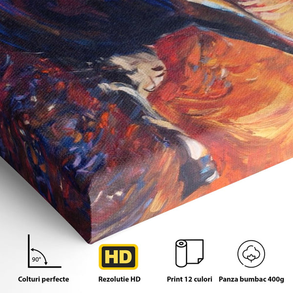 Tablou Canvas Premium LuxCanva® A1274, Horse, Living, Cal, Curse, Animal, Dormitor, Culori Vibrante