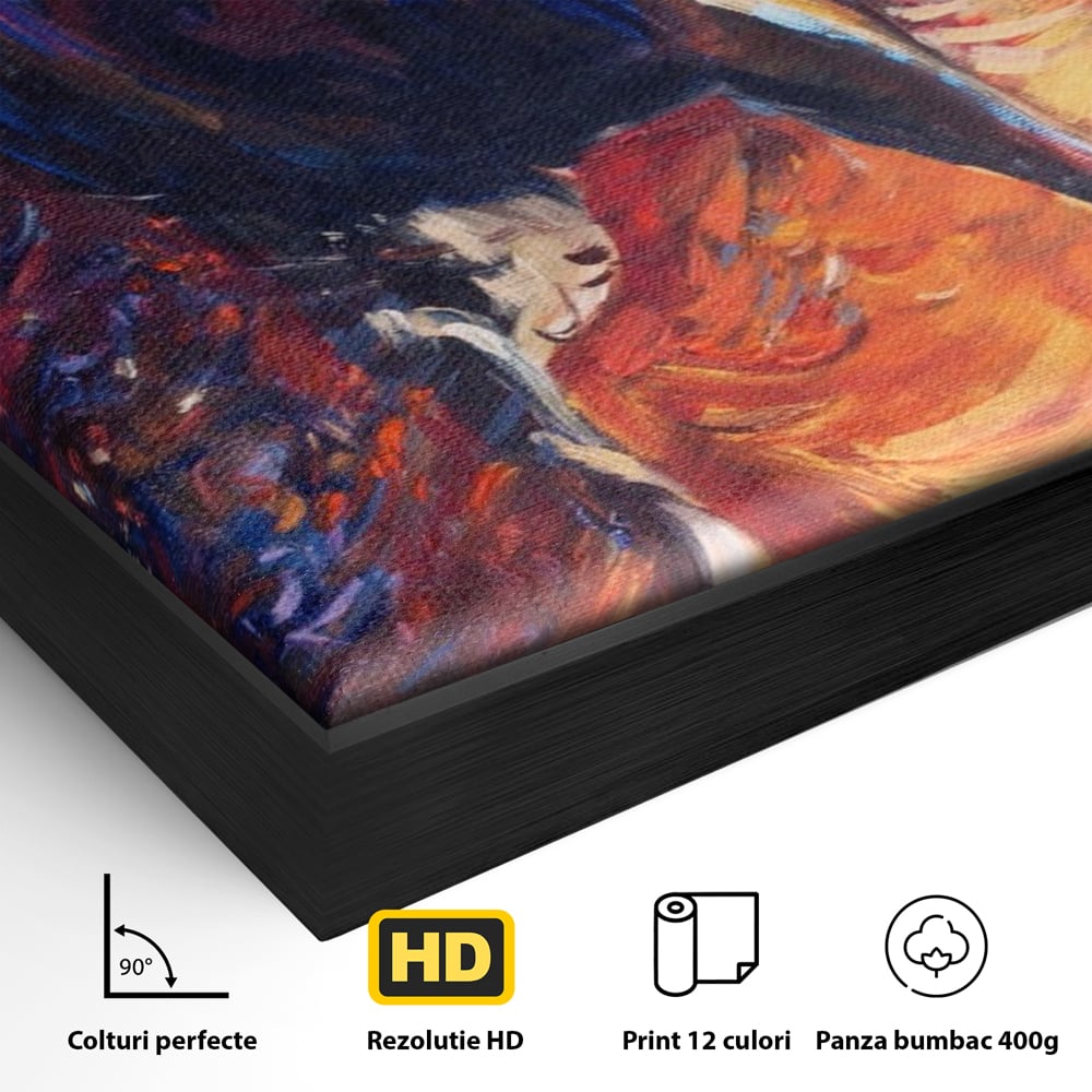 Tablou Canvas Premium LuxCanva® A1274, Horse, Living, Cal, Curse, Animal, Dormitor, Culori Vibrante
