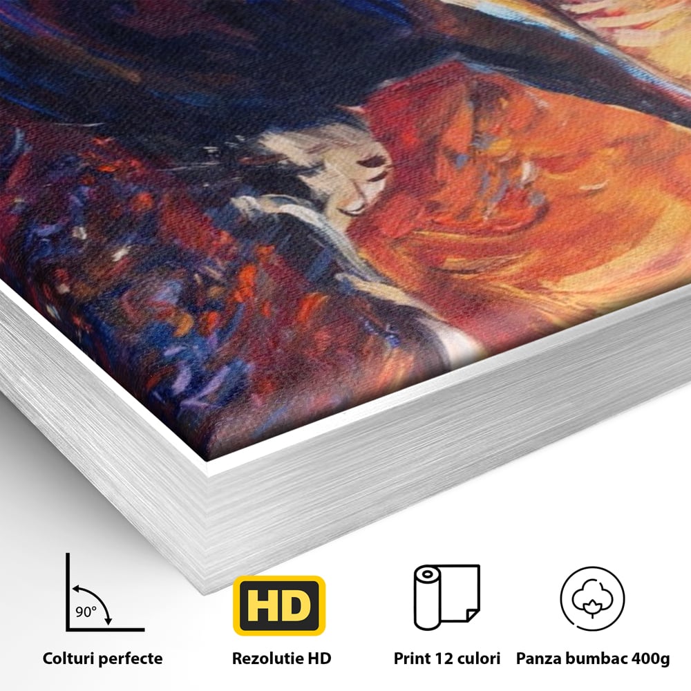 Tablou Canvas Premium LuxCanva® A1274, Horse, Living, Cal, Curse, Animal, Dormitor, Culori Vibrante