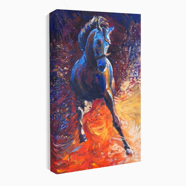 Tablou Canvas Premium LuxCanva® A1274, Horse, Living, Cal, Curse, Animal, Dormitor, Culori Vibrante