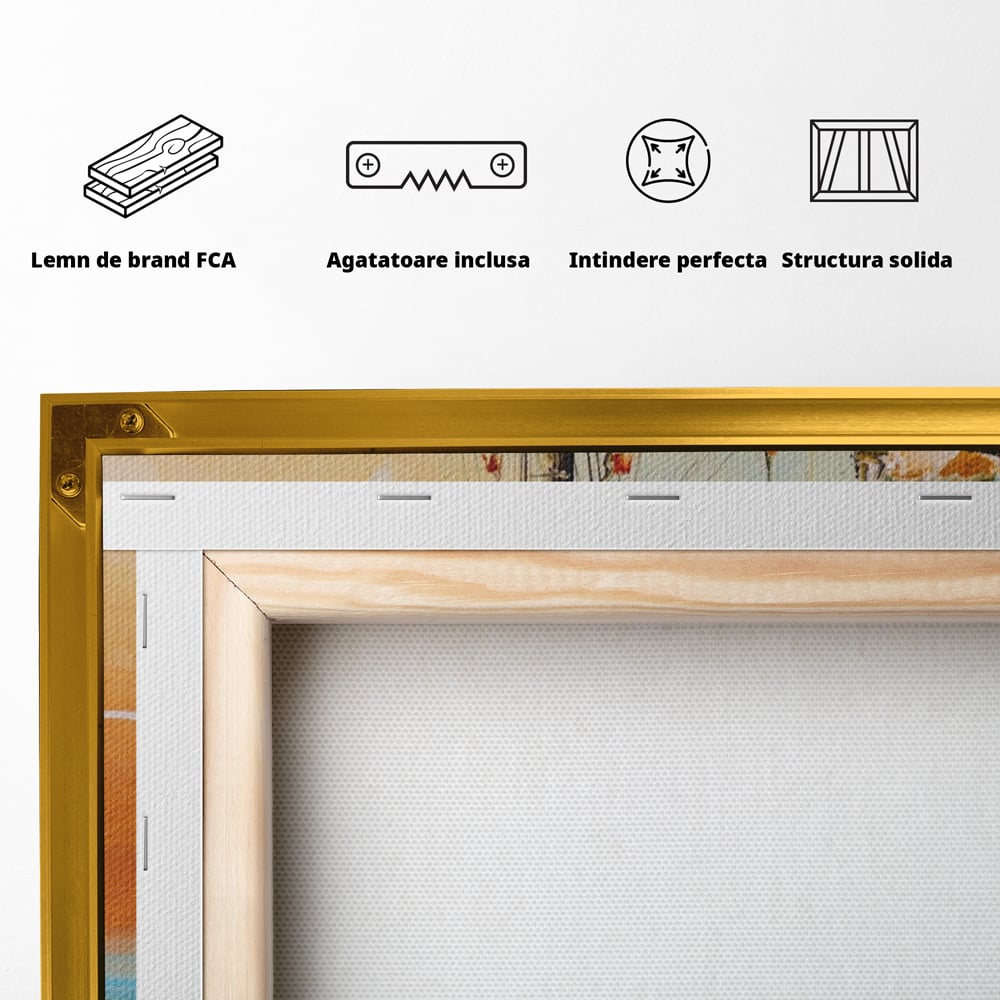 Leinwand Wandkunst Leinwand Wandkunst LuxCanva® A1285, Altes Boot, Wohnen, Leben, Dampf, Hafen, Meer, Vogel, Vogel, Schlafzimmer, leuchtende Farben