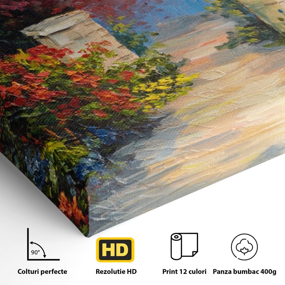 Tablou Canvas Premium LuxCanva® A1286, Colorful Summer, Living, Flori, Natura, Pomi, Dormitor, Culori Vibrante