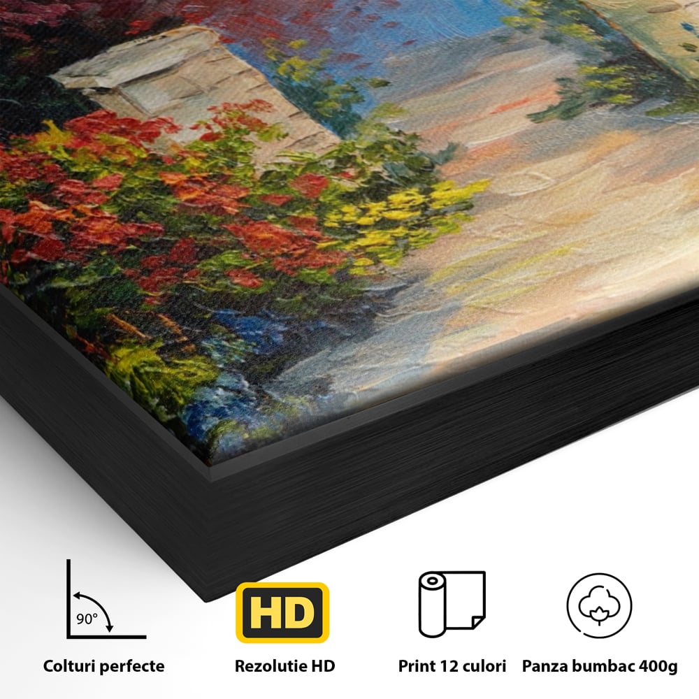 Tablou Canvas Premium LuxCanva® A1286, Colorful Summer, Living, Flori, Natura, Pomi, Dormitor, Culori Vibrante