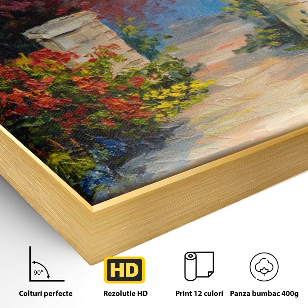 Tablou Canvas Premium LuxCanva® A1286, Colorful Summer, Living, Flori, Natura, Pomi, Dormitor, Culori Vibrante