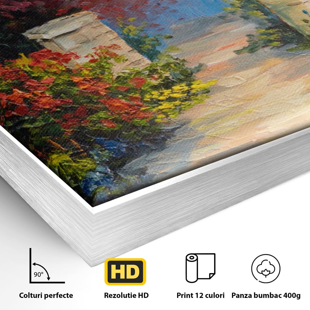 Tablou Canvas Premium LuxCanva® A1286, Colorful Summer, Living, Flori, Natura, Pomi, Dormitor, Culori Vibrante
