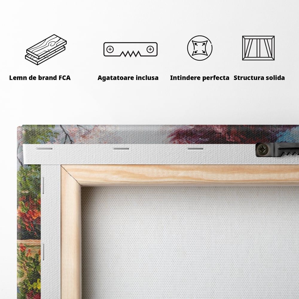 Tablou Canvas Premium LuxCanva® A1286, Colorful Summer, Living, Flori, Natura, Pomi, Dormitor, Culori Vibrante