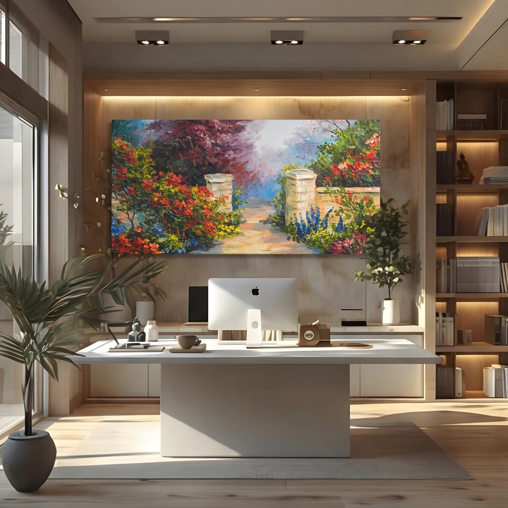 Tablou Canvas Premium LuxCanva® A1286, Colorful Summer, Living, Flori, Natura, Pomi, Dormitor, Culori Vibrante