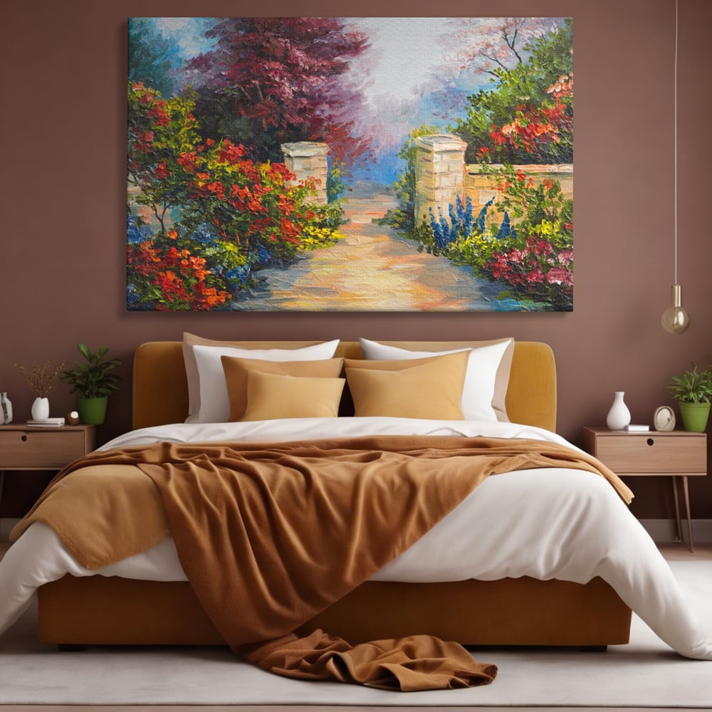 Tablou Canvas Premium LuxCanva® A1286, Colorful Summer, Living, Flori, Natura, Pomi, Dormitor, Culori Vibrante