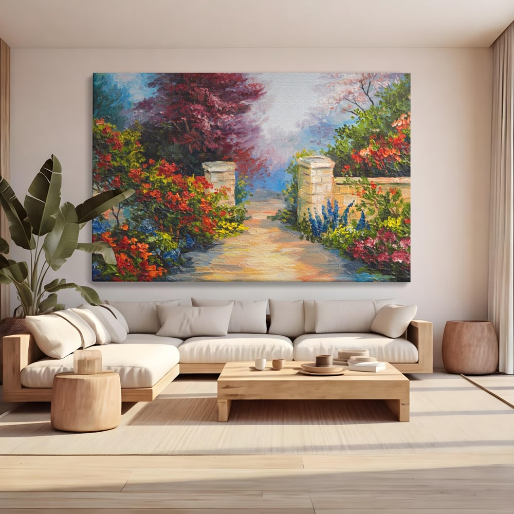 Tablou Canvas Premium LuxCanva® A1286, Colorful Summer, Living, Flori, Natura, Pomi, Dormitor, Culori Vibrante