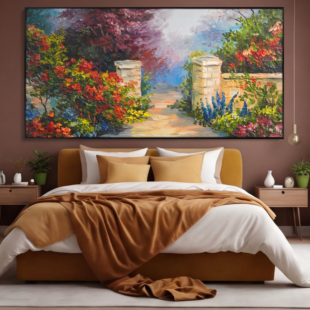 Tablou Canvas Premium LuxCanva® A1286, Colorful Summer, Living, Flori, Natura, Pomi, Dormitor, Culori Vibrante