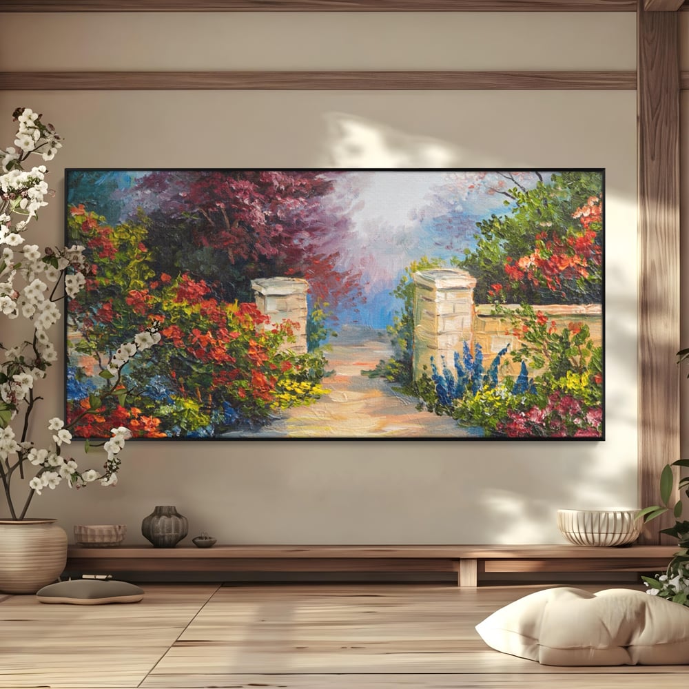 Tablou Canvas Premium LuxCanva® A1286, Colorful Summer, Living, Flori, Natura, Pomi, Dormitor, Culori Vibrante