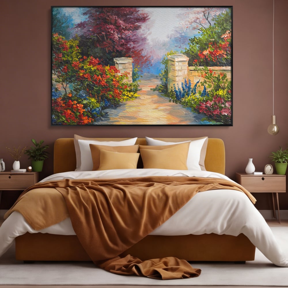 Tablou Canvas Premium LuxCanva® A1286, Colorful Summer, Living, Flori, Natura, Pomi, Dormitor, Culori Vibrante