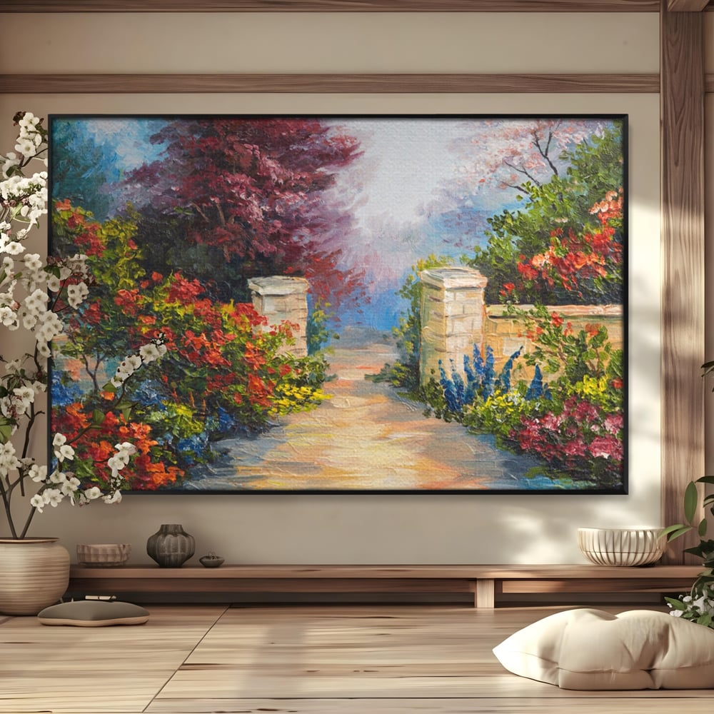 Tablou Canvas Premium LuxCanva® A1286, Colorful Summer, Living, Flori, Natura, Pomi, Dormitor, Culori Vibrante