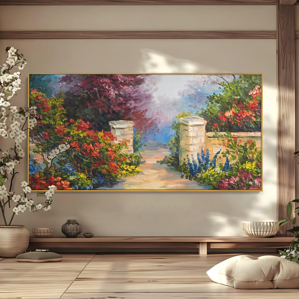 Tablou Canvas Premium LuxCanva® A1286, Colorful Summer, Living, Flori, Natura, Pomi, Dormitor, Culori Vibrante