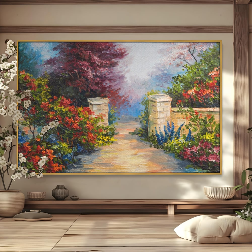 Tablou Canvas Premium LuxCanva® A1286, Colorful Summer, Living, Flori, Natura, Pomi, Dormitor, Culori Vibrante