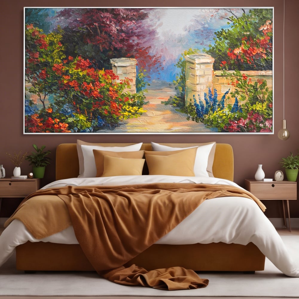 Tablou Canvas Premium LuxCanva® A1286, Colorful Summer, Living, Flori, Natura, Pomi, Dormitor, Culori Vibrante