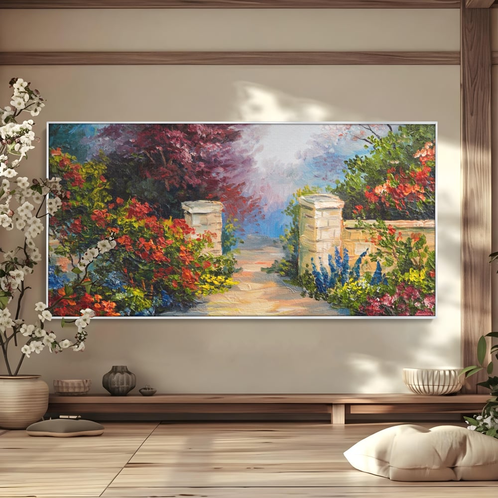 Tablou Canvas Premium LuxCanva® A1286, Colorful Summer, Living, Flori, Natura, Pomi, Dormitor, Culori Vibrante