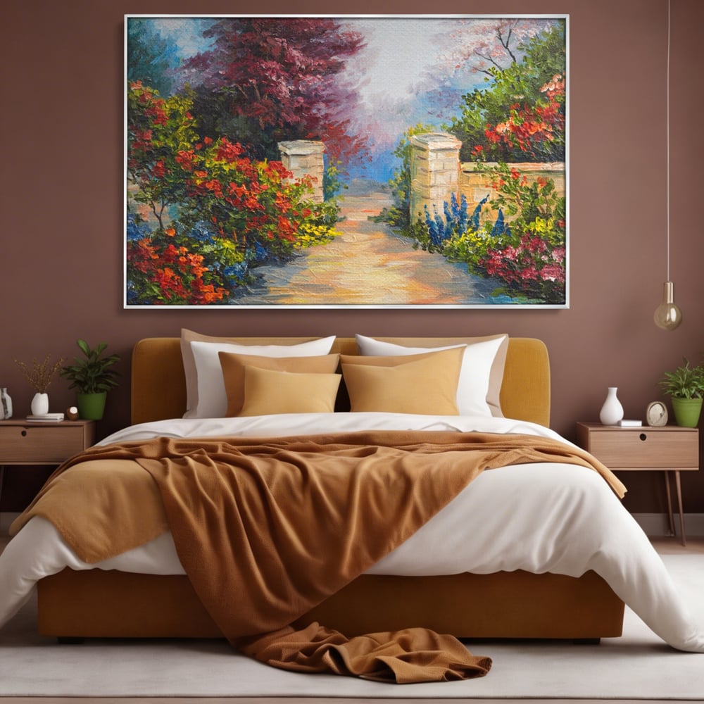 Tablou Canvas Premium LuxCanva® A1286, Colorful Summer, Living, Flori, Natura, Pomi, Dormitor, Culori Vibrante