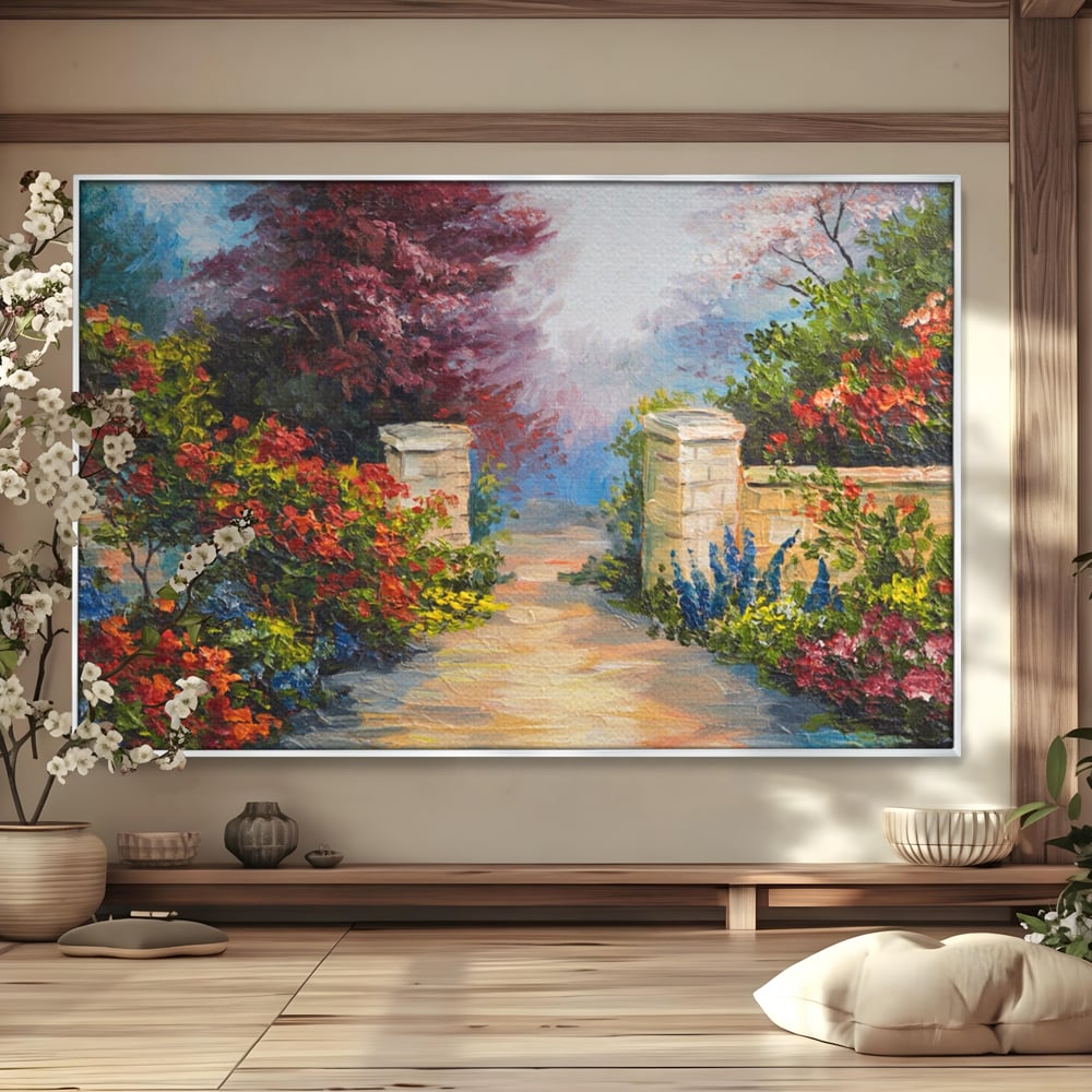 Tablou Canvas Premium LuxCanva® A1286, Colorful Summer, Living, Flori, Natura, Pomi, Dormitor, Culori Vibrante