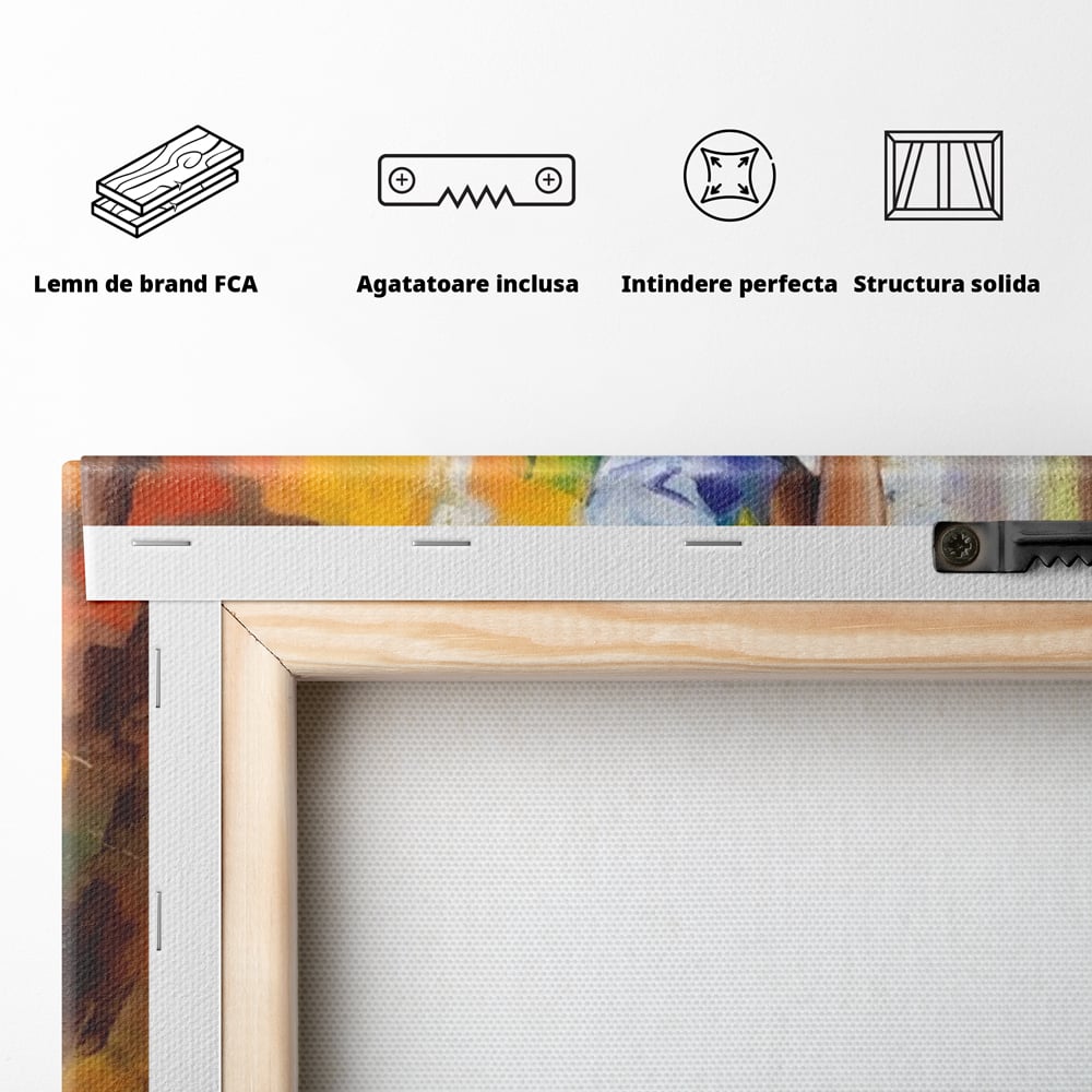 Tablou Canvas Premium LuxCanva® A1306, Fata Cu Vioara , Living, Femeie, Frumusete, Eleganta, Instrument Muzical, Dormitor, Culori Vibrante