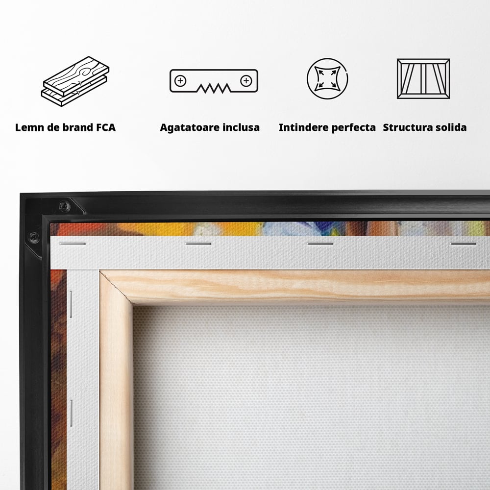 Tablou Canvas Premium LuxCanva® A1306, Fata Cu Vioara , Living, Femeie, Frumusete, Eleganta, Instrument Muzical, Dormitor, Culori Vibrante