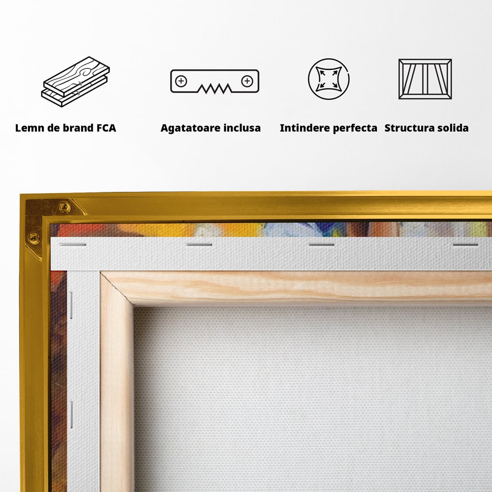 Tablou Canvas Premium LuxCanva® A1306, Fata Cu Vioara , Living, Femeie, Frumusete, Eleganta, Instrument Muzical, Dormitor, Culori Vibrante