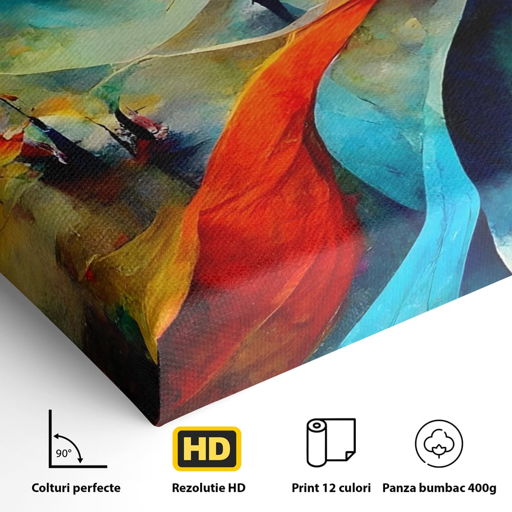 Tablou Canvas Premium LuxCanva® A1307, Sweet Dream ,  Living, Vise, Somn, Abstract, Dormitor, Culori Vibrante